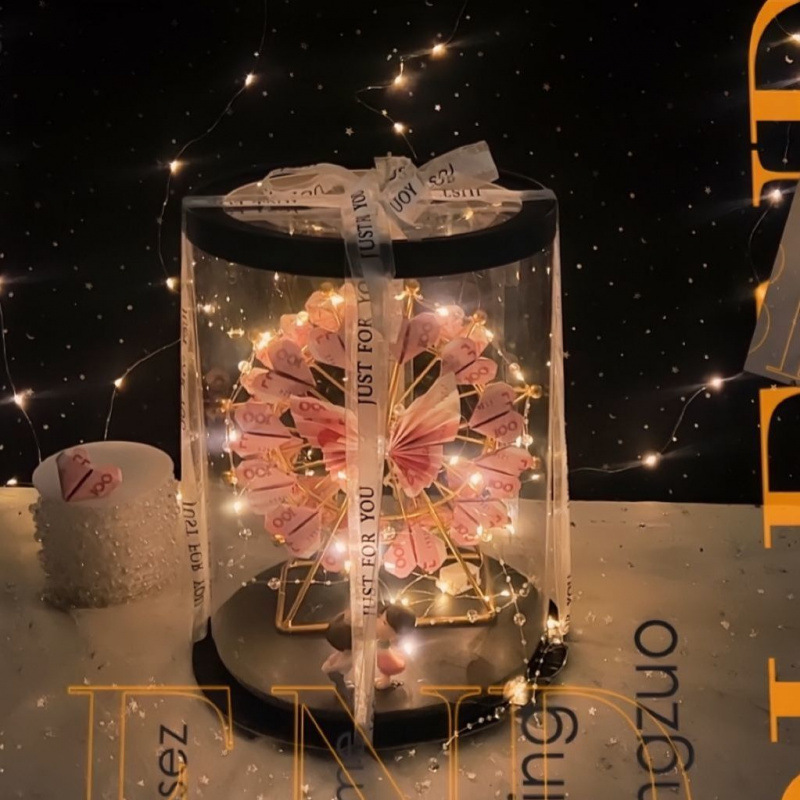 DIY Rotating Ferris Wheel Birthday Gift Valentine's Day 520 Gift for Girlfriend and Best Friend Christmas Art Ornaments Handmade