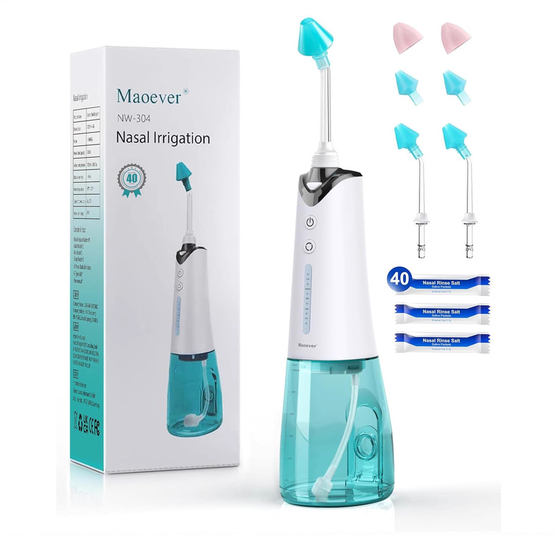 Travel Portable Nasal Rinse Pot Nasal Rinse Device Nasal Cavity Care Electric High Frequency Pulse Relief Sinus Nasal Rinse Device Travel Portable Nasal Rinse Pot Nasal Rinse Device Nasal Cavity Care Electric High Frequency Pulse Relief Sinus Nasal Rinse Device