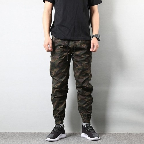 Pants men's spring and autumn camouflage pants men's loose legged overalls work pants wear-resistant and stain-resistant wholesale