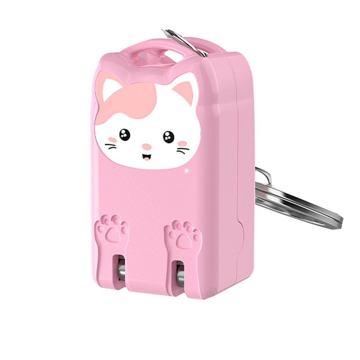 Spot portátil con cortador de uñas portátil de acero inoxidable, cortador de uñas plegable de deformación giratoria