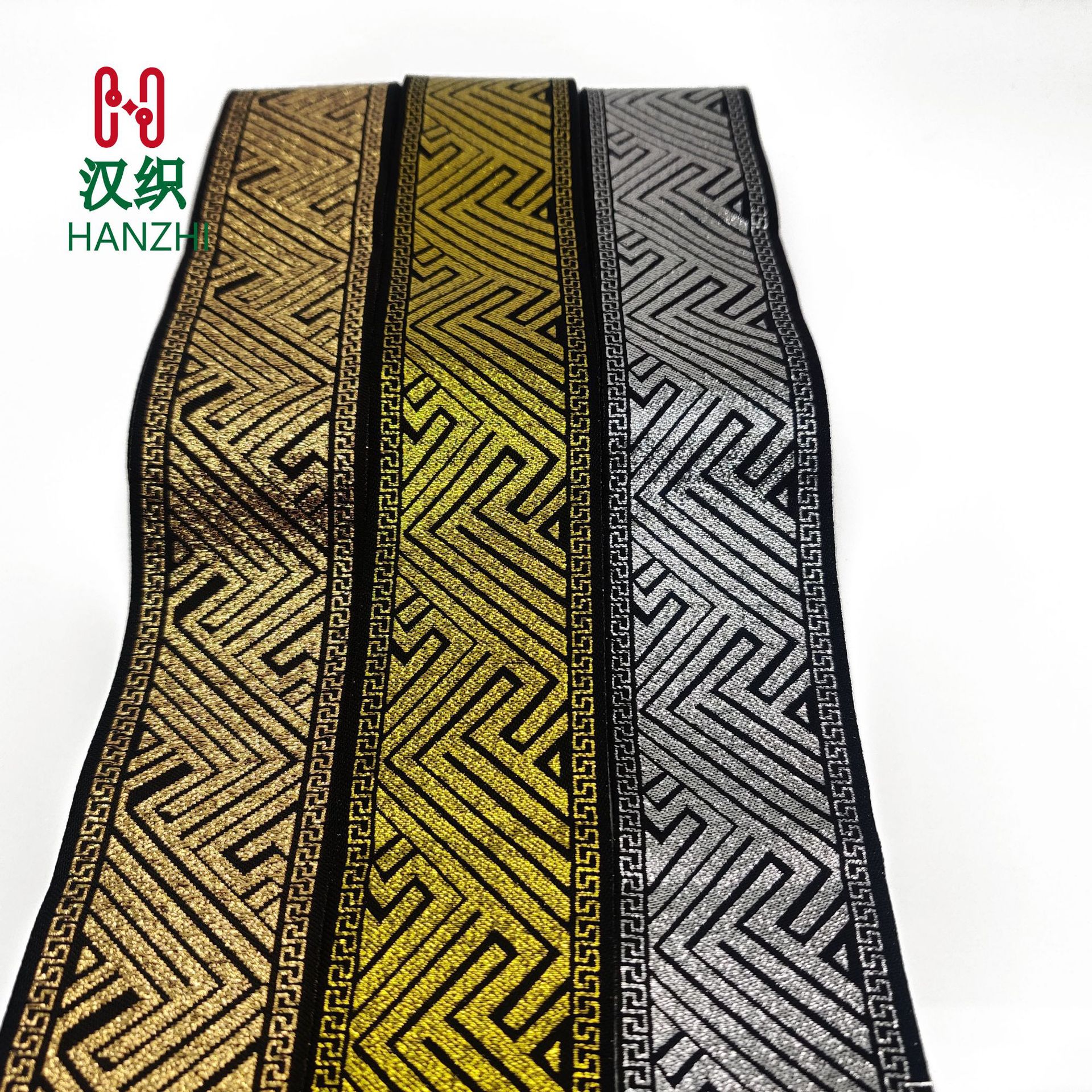 5cm提花编织服装丝带民族风舞台抱枕家纺窗帘辅料花边古装刺绣