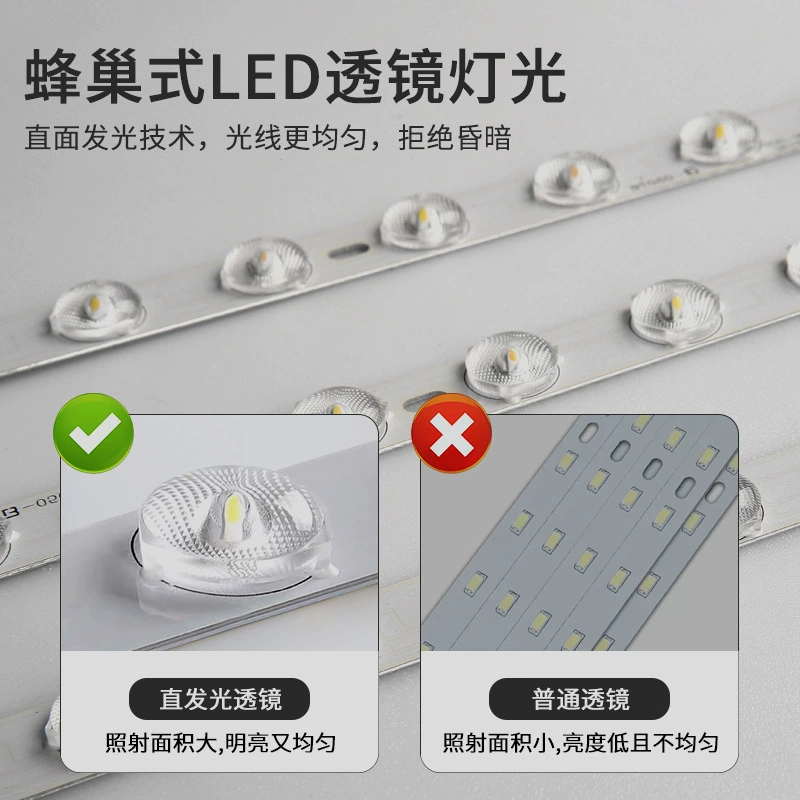 LED встроенные потолочные светильники для ванной, световая панель для вытяжки