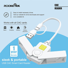跨境USB A&Type-C智能读卡器CAC银行卡ATM报税身份证签证SIM读卡