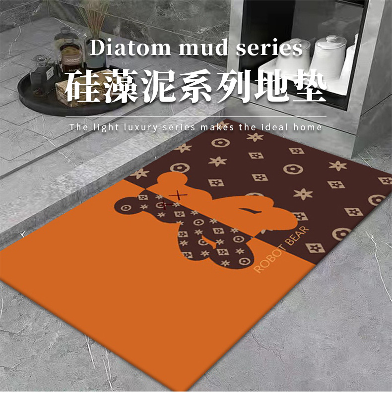 地毯,地垫,硅藻泥地毯,暴力熊地毯,卡通地毯,浴室地毯