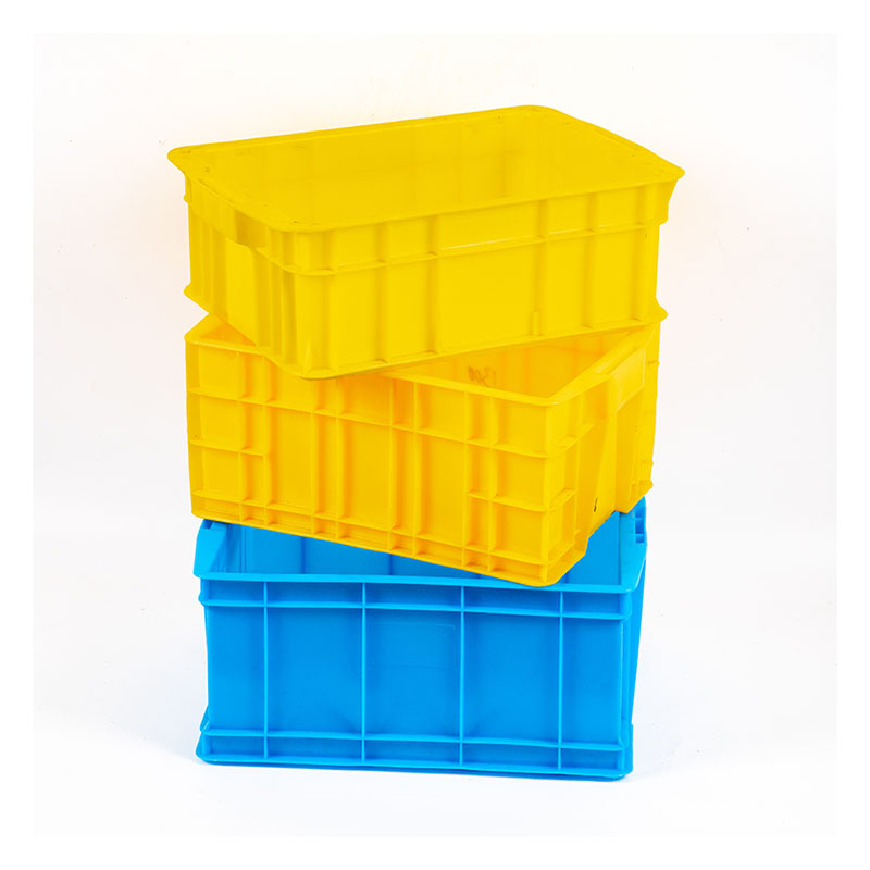 加厚蓝色全新 仓储物流塑料周转箱 工业产品周转箱 五金收纳箱