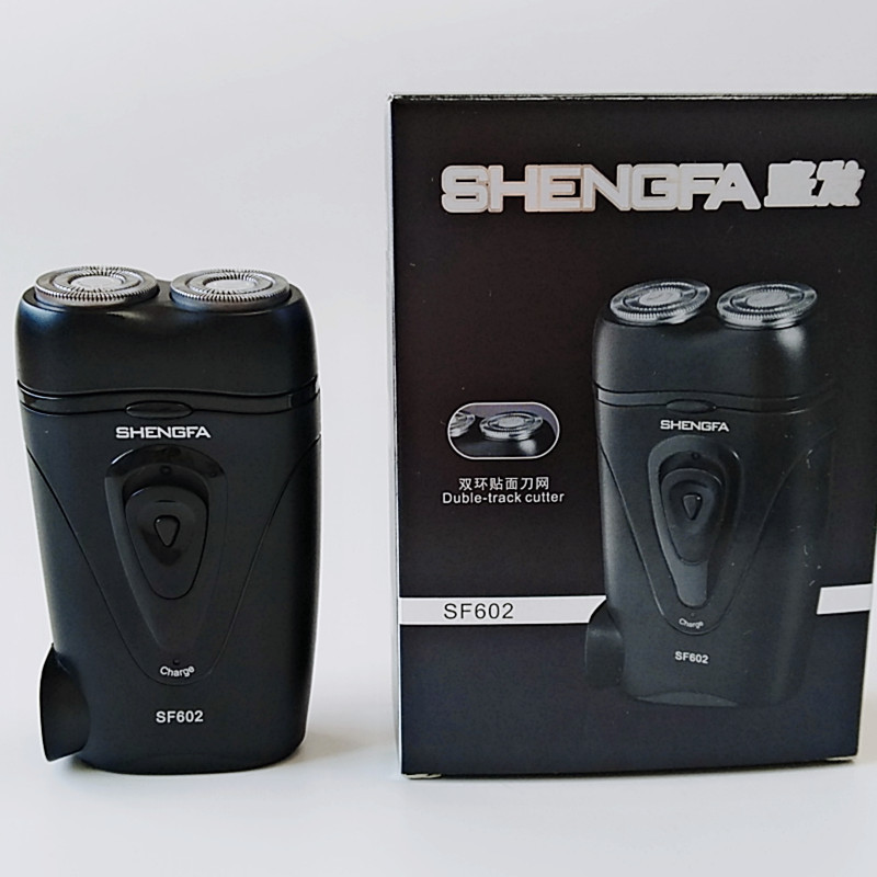 Shengfa Rechargeable Electric Men's Shaver Floating 2 Blades SF-601…