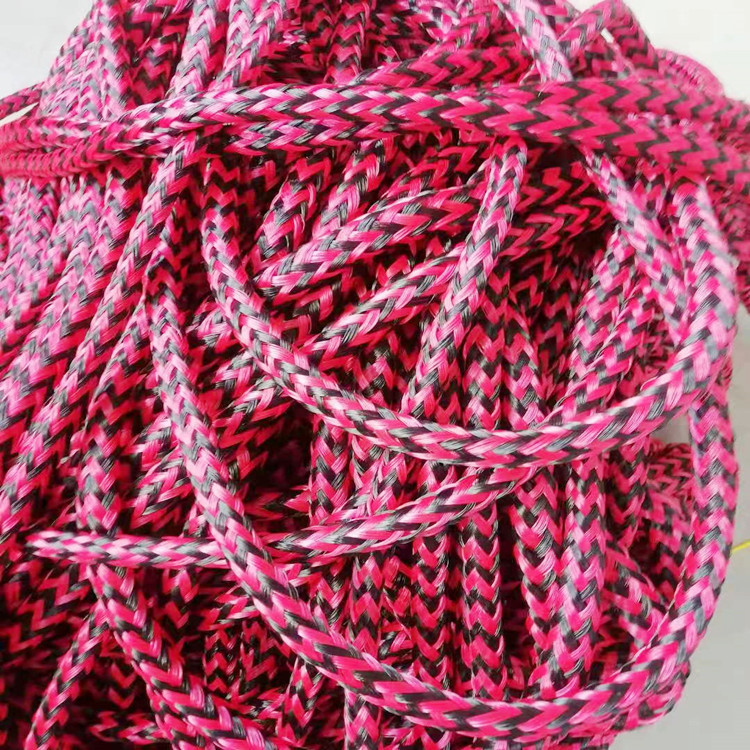 Fabricante de suministro de cuerda de plástico PE cuerda de nylon cuerda de plástico PE cuerda trenzada cuerda de plástico de color resistente al desgaste