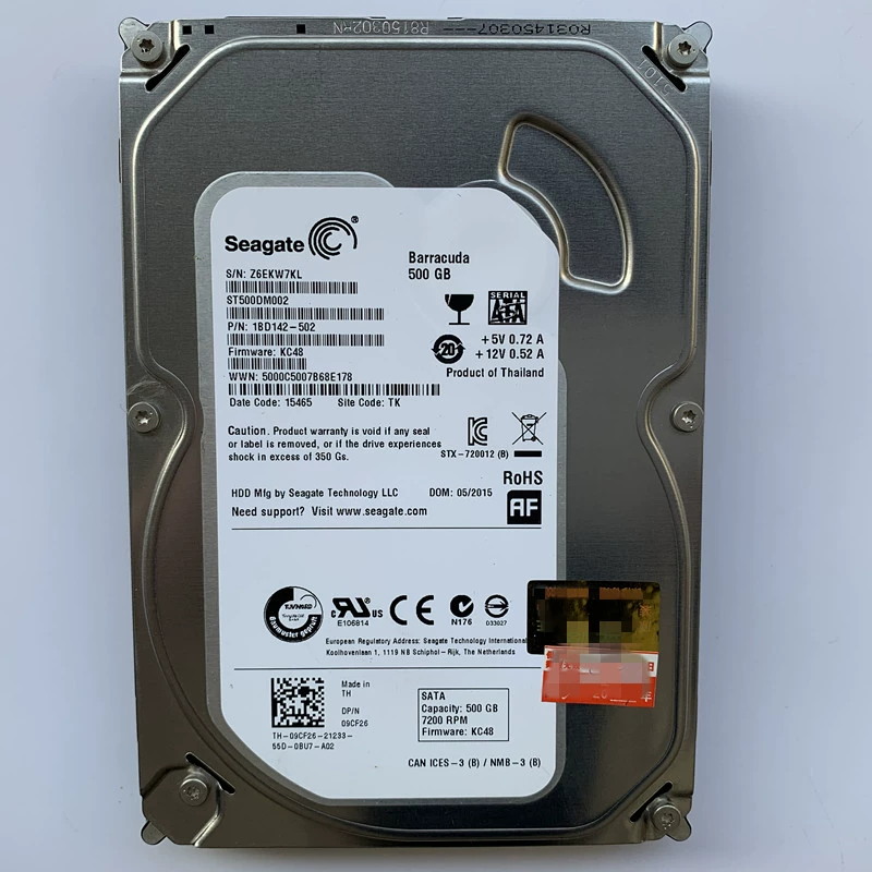 Новый ST500DM002 однодисковый 3.5" 500Г настольный жёсткий диск для компьютера, для видеонаблюдения