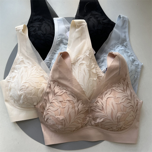 Xiaoxizi 2796 recommended!  Beautiful, comfortable, light and breathable underwear, wire-free lace sexy bra