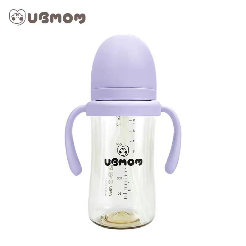 公式偽造防止) 韓国ubmomストロー哺乳瓶赤ちゃんの膨張防止コップ280ml|undefined