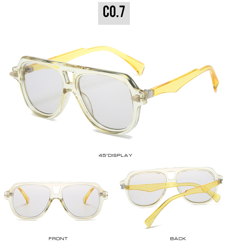 Unisex Gender Simple Style Style Simple Style Leopard Ac UV400 Protection Toad Glasses Full Frame Men's Sunglasses