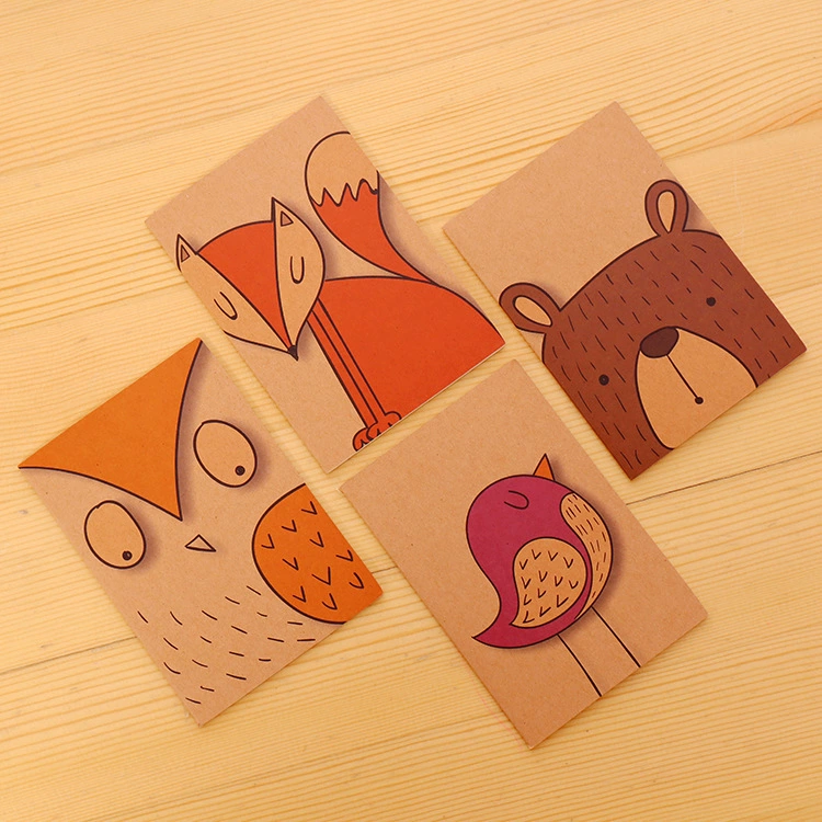 Cartoon book, stationery, small handheld notebook for students