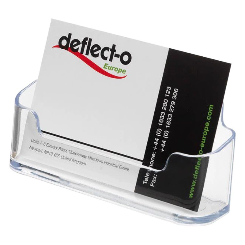 Американские производители Dido прозрачный пластиковый футляр для визитных карточек держатель для визитных карточек однослойный Настольный держатель для визитных карточек шелкография трансграничный