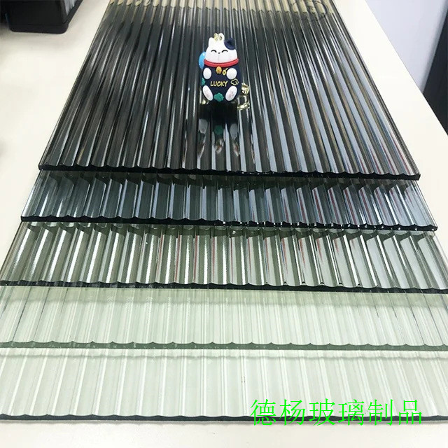 5MM超白普白金色 长虹 钻石 布纹 水滴 水纹 压花玻璃原片批发