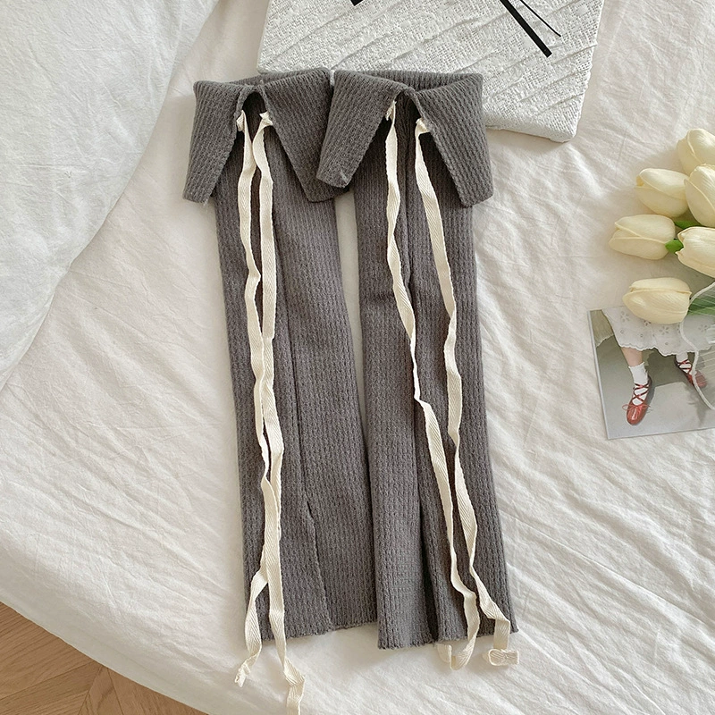 Демисезонный милый ремень с бантом, гетры, комплект, лолита-стиль
