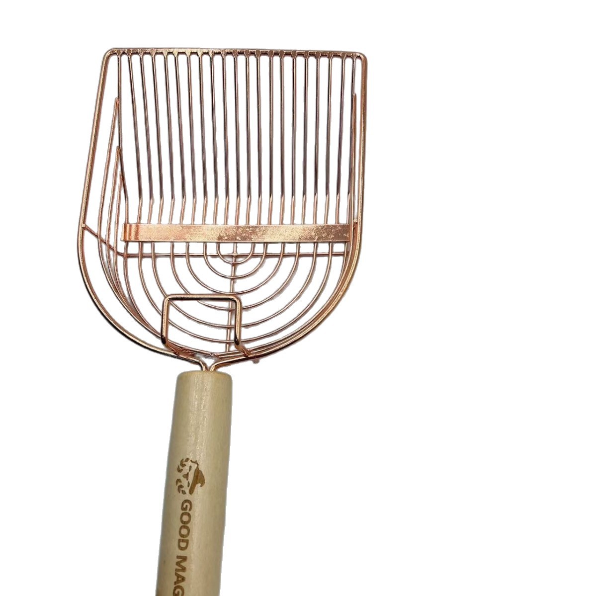 Palas de arena para gatos, agujeros finos de metal grandes, palas de gato, palas de mierda, arena para gatos, palas de mierda para gatos, suministros transfronterizos no de acero inoxidable