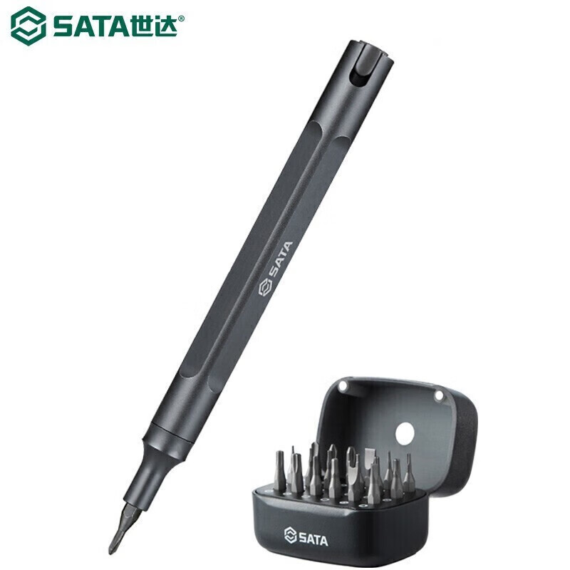 SATA 05108 24 - en - 1 mini destornillador multifuncional un conjunto de tornillo cruzado