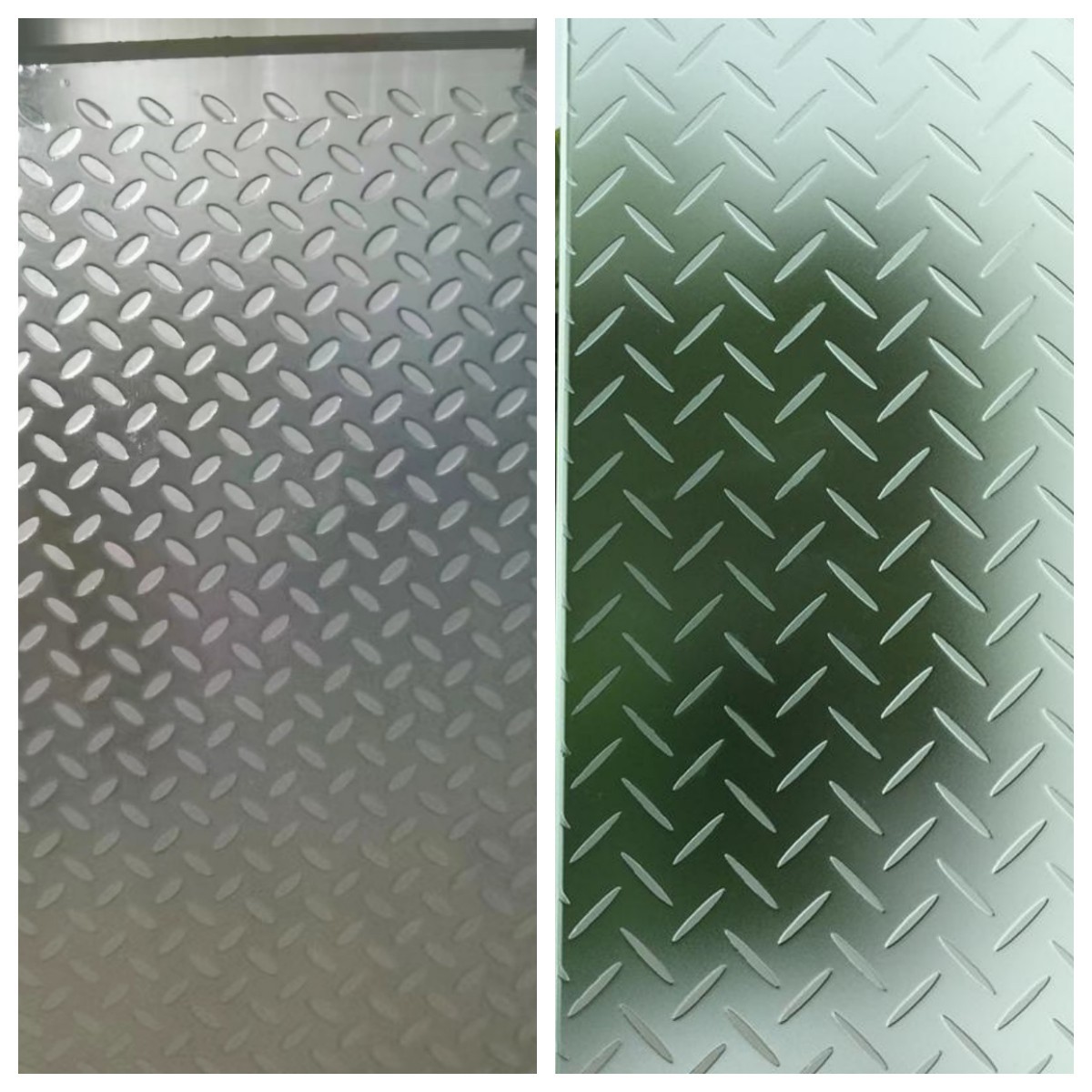 厂家生产钢化防滑玻璃油砂玉砂大小八字小圆点条形防滑玻璃 定 制