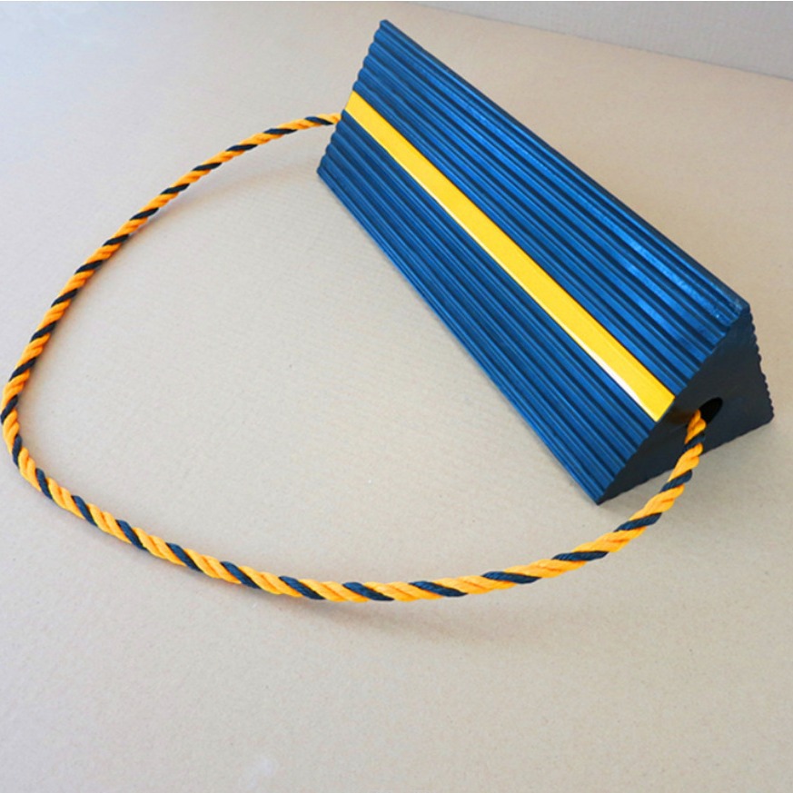 便携式橡胶三角木止退器止退器车轮止滑器车轮止退器停车楔实心