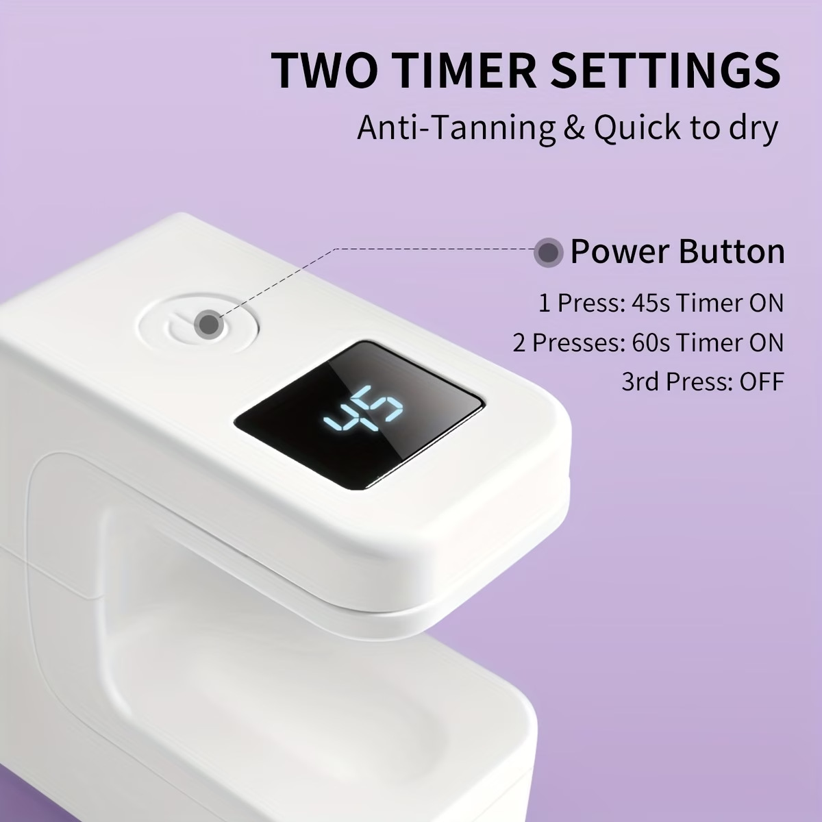 LED 指甲灯适快速干燥指甲 LED 机光疗凝胶指甲烘干灯 Nail Dryer