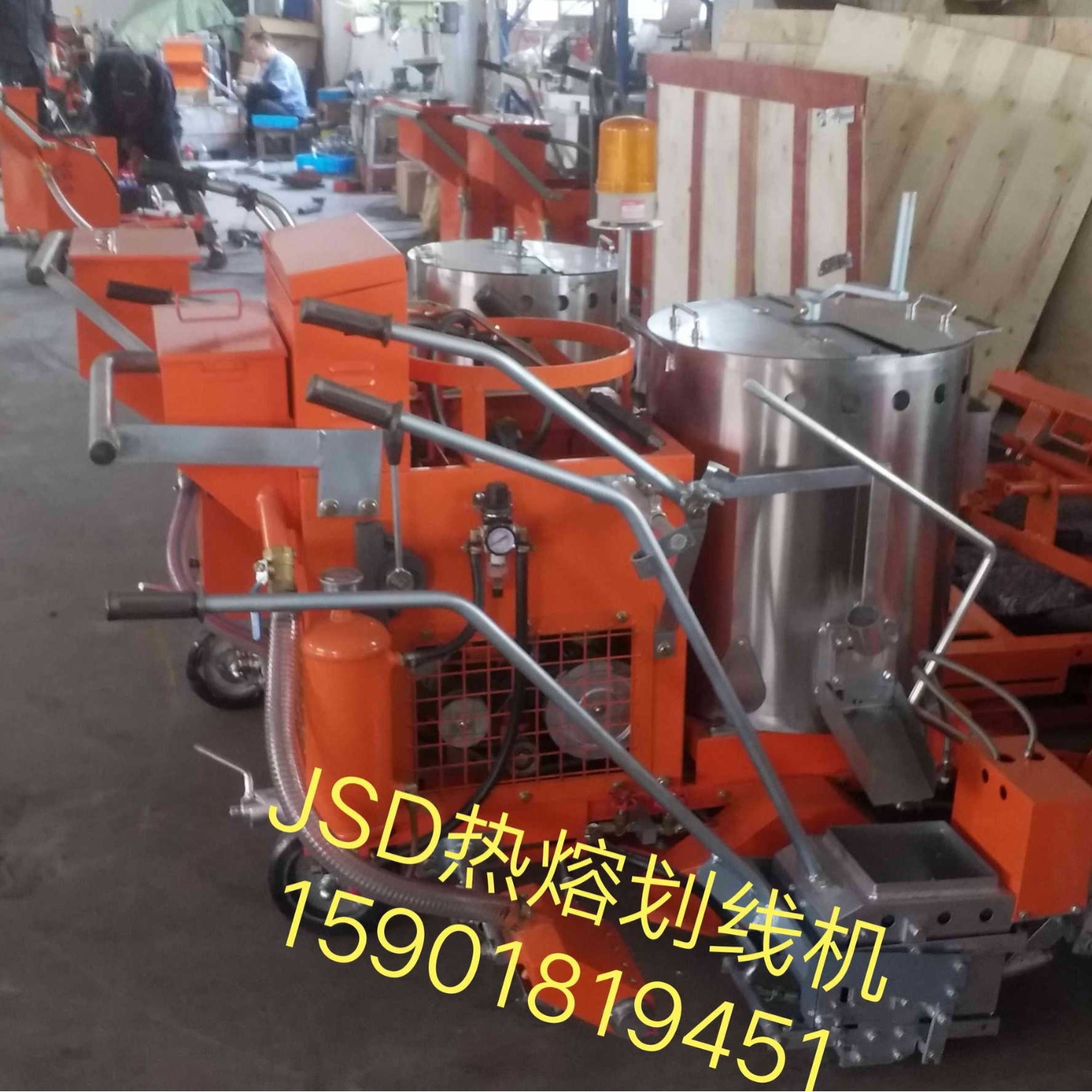 划线机JSD600H手推式冷喷划线机 道路划线机标线机