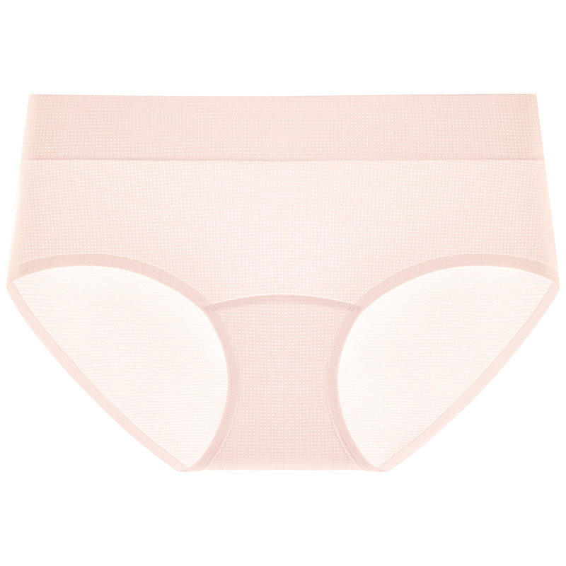Agujero de ventilación, seda de hielo, entrepierna larga, entrepierna de algodón puro, entrepierna antibacteriana, seda de hielo, verano, nuevas chicas, cintura media, calzoncillos de mujer