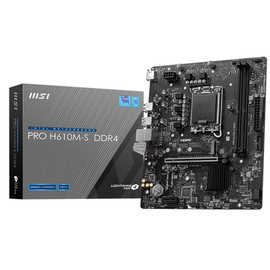 PRO H610M-S DDR4台式电脑家用办公学习M-ATX主板支持CPU LGA1700