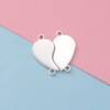 Accessory stainless steel heart-shaped, removable bracelet heart shaped, suitable for import, mirror effect