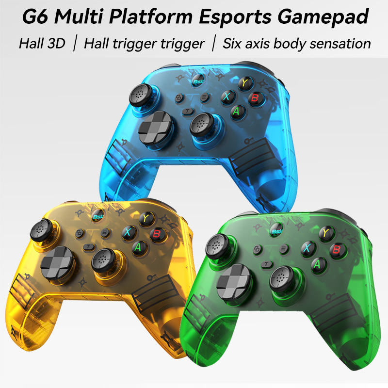 G 6半透明Switch2ゲームハンドルbluetoothホールレバーリニア振動体感android iOSコストパフォーマンス|undefined