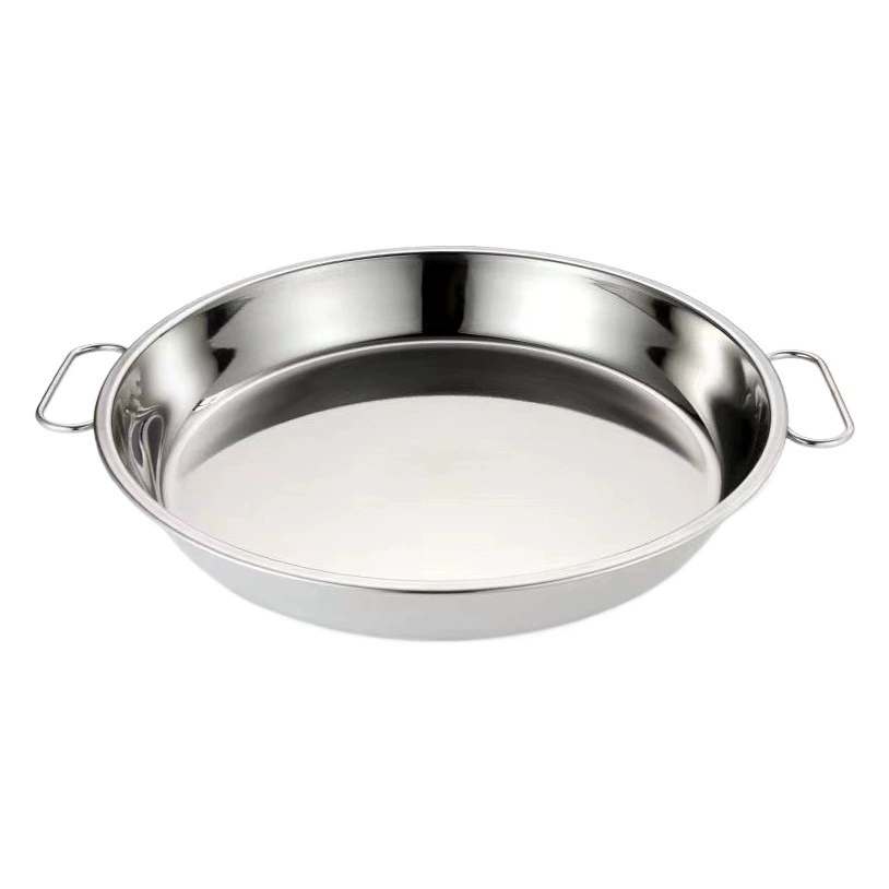 Утолщенные гонги с холодной кожей тарелка из нержавеющей стали тарелка для рисовых рулонов тарелка для торта тарелка для пропаривания Лапша инструменты для изготовления тарелки с холодной кожей