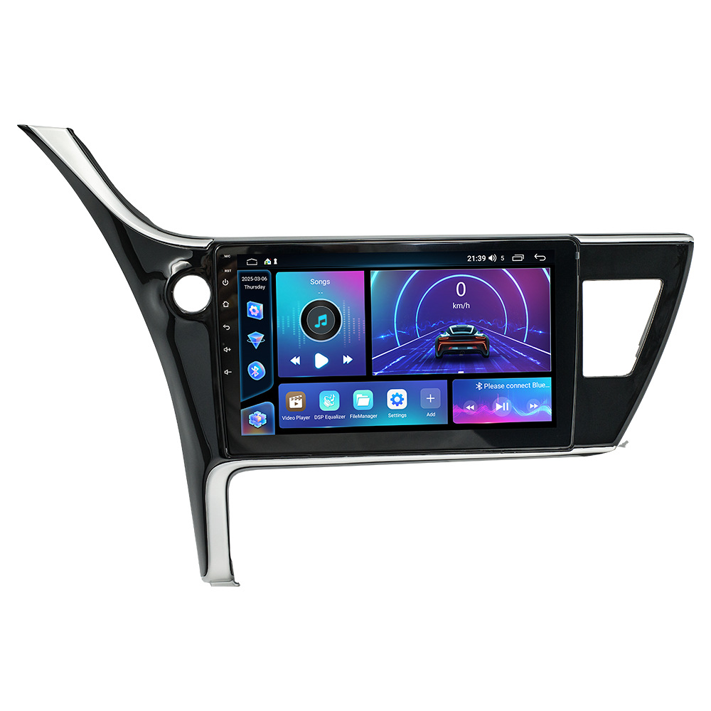 Aplicable a 17 - 18 tipos de Toyota Corolla Android navegación integrada de cuatro núcleos / motor de ocho núcleos