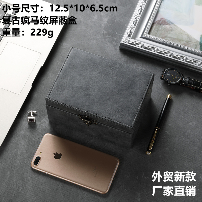 Suministro directo de fábrica RFID anti-radiación caja de blindaje de señal de llave de coche caja de blindaje de señal de teléfono móvil tamaño de la Caja