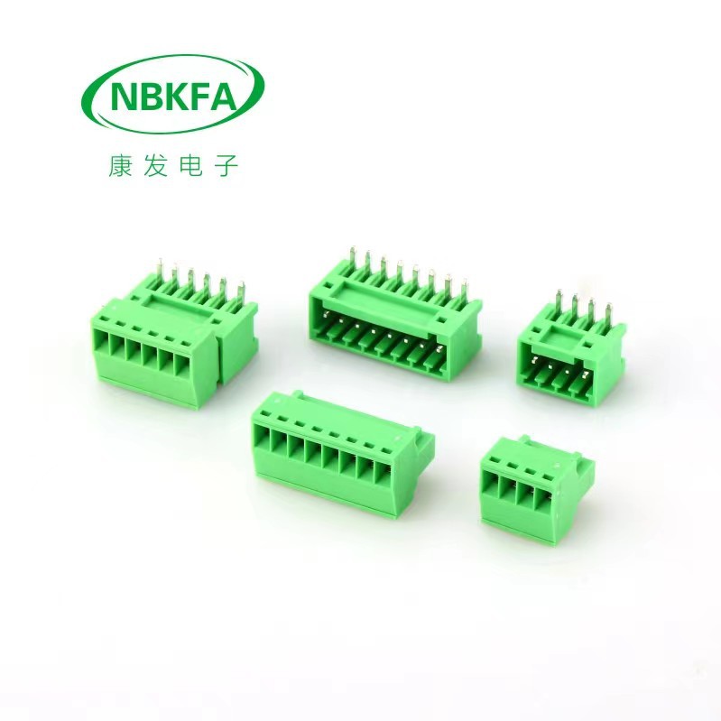 厂家直销KF15EDGK-2.54 插拔式 PCB 接线端子 2.54mm 间距直针弯
