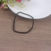 Чёрный, жемчужные бусины, 1 шт.
