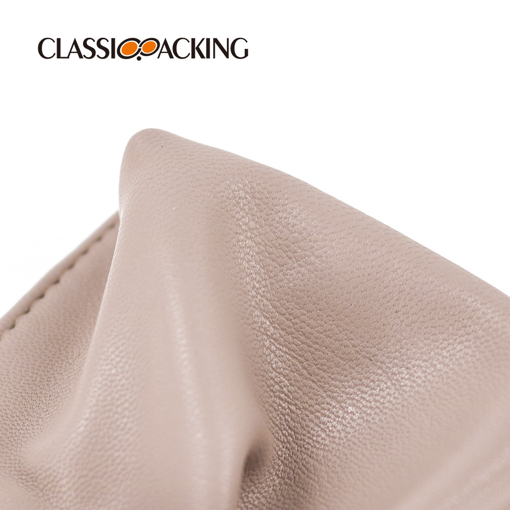 Simple ins lápiz labial portátil mini lápiz labial bolsa de cosméticos con espejo PU material imprimible LOGO