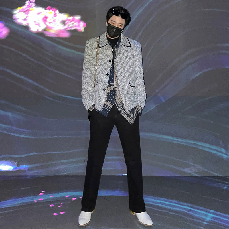 [Распродажа] куртка в стиле Xiaoxiang Мужская модная брендовая Новинка на весну и осень модная свободная повседневная куртка в Корейском стиле