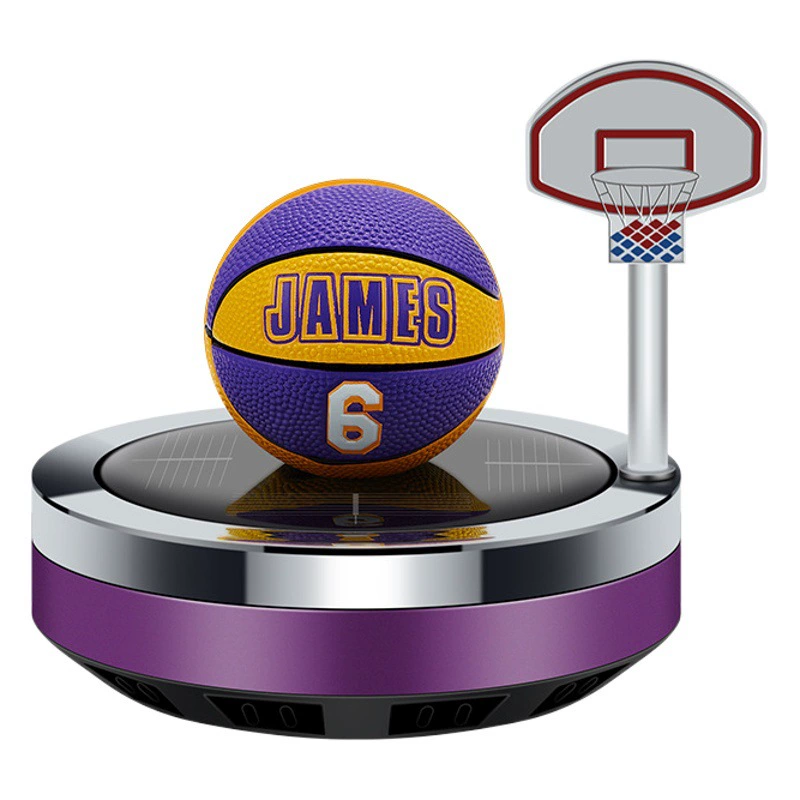 Интернет-знаменитости Солнечный Баскетбол Вращающиеся Автомобильные украшения Интерьер автомобиля Центральная консоль Ароматерапия Вращающиеся украшения Долговечный легкий аромат