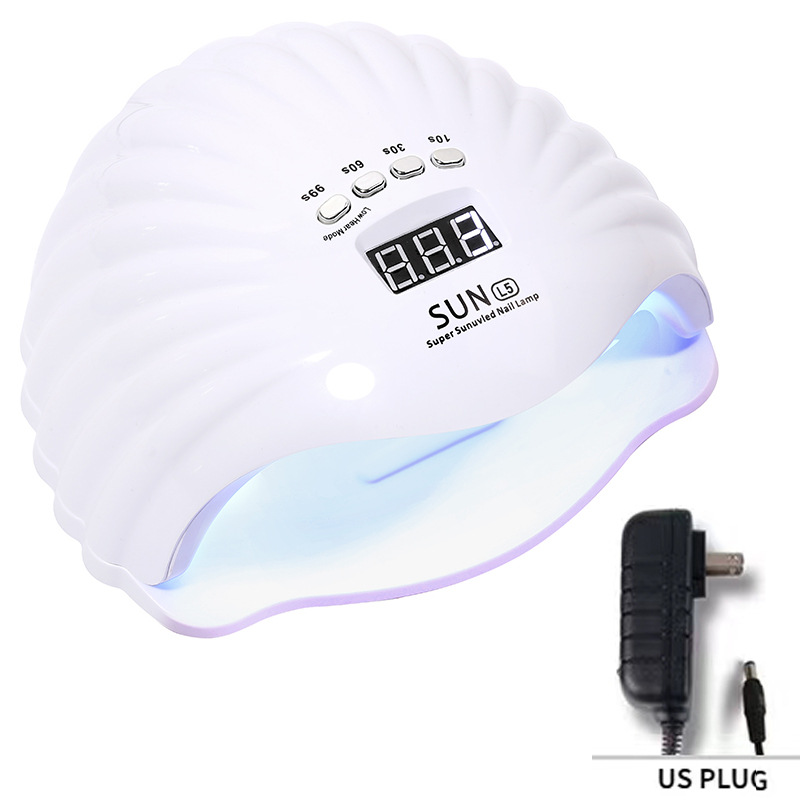 Lámpara de uñas de alta potencia, sensor inteligente, sincronización, fototerapia, máquina de uñas, lámpara de horneado de uñas LED, no máquina de uñas de mano negra