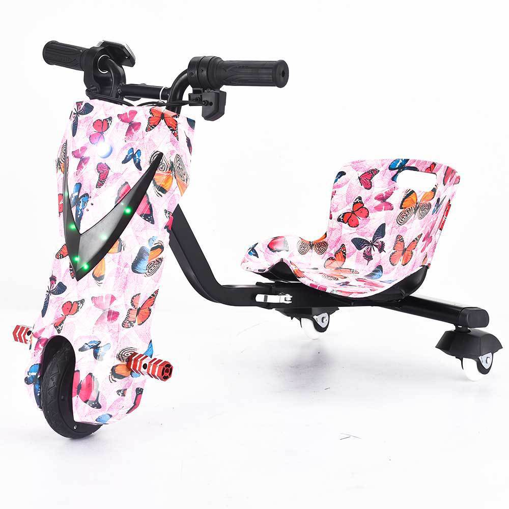 Drift Car Single Seat Adult and Children Electric Smart Motion-Sensing Square Three-Wheel Cross-Border Scooter Electric Scooter Mobility Scooter