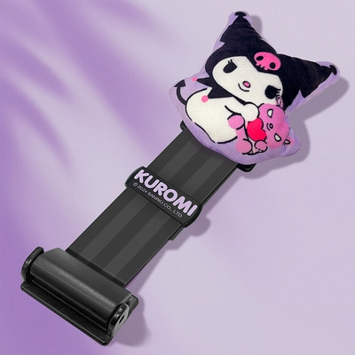 Kuromi Kidsren's Seat Belt Seat belt shoulder pad - ku292-2-kuromi-magic-black-safety-belt-holder-children-are-not-afraid-of-strangulation-when-riding-in-the-car