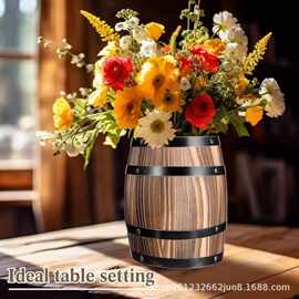 啤酒桶葡萄酒桶橡木桶红酒装饰摆件婚庆拍摄道具厨房餐具收纳桶