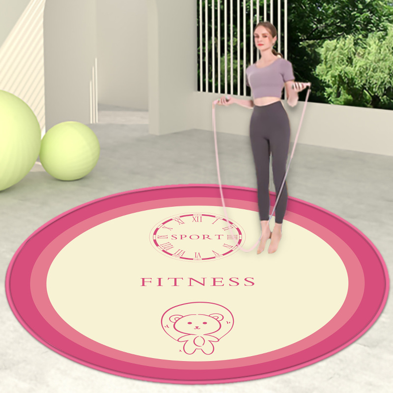 라운드 피트니스 곰 점프 로프 핑크