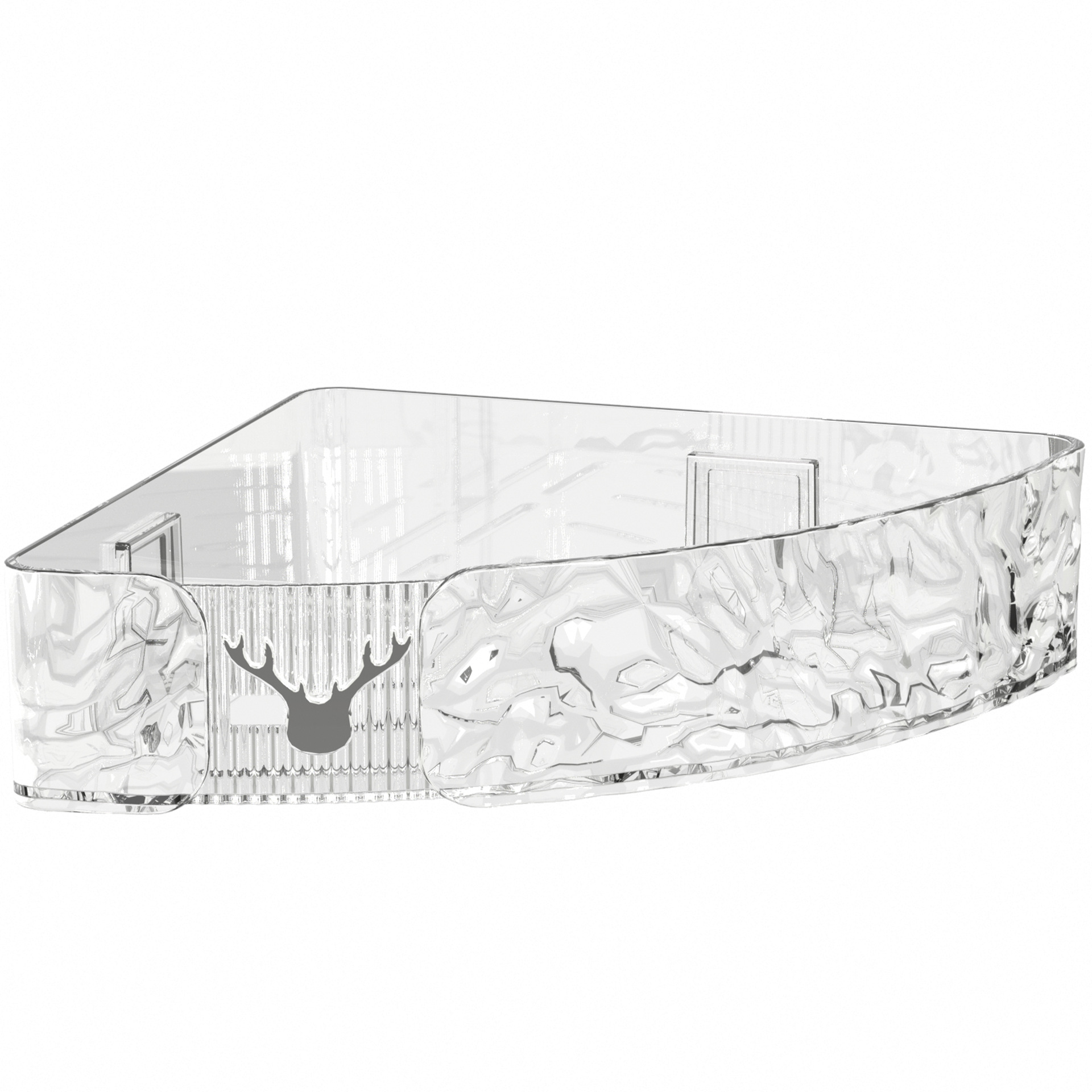 Baño lavabo rack de almacenamiento fregadero cocina pared esquina ondulación del agua triángulo rack de almacenamiento