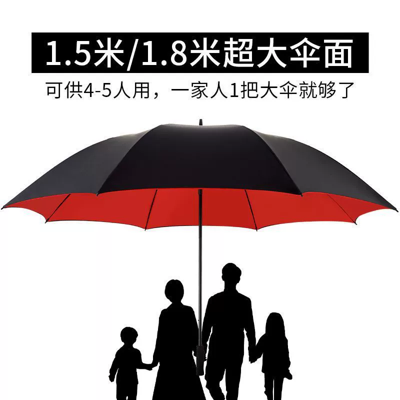 Big double-layer durable automatic extra large umbrella for men and women