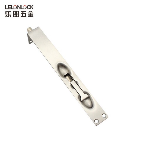 304 stainless steel hidden bolt L-shaped anti-theft door bolt, double-door double door hidden bolt