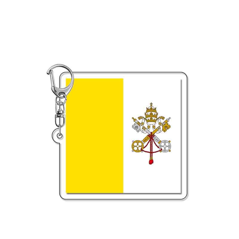 Llavero Conmemorativo de Acrílico de Acrílico Decorativo para Fanáticos del Fútbol y Recuerdos de Viaje