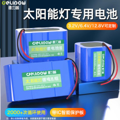 徳力普12v街灯電池太陽灯緊急灯リン酸鉄リチウム電池大容量リチウム電池パック