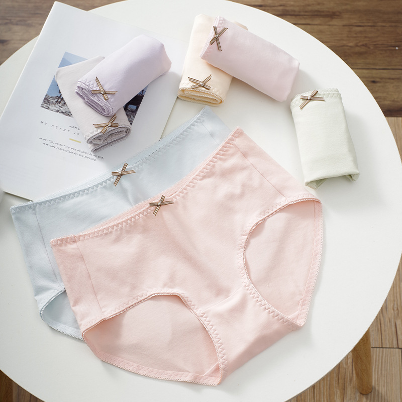 Venta caliente de la manera del verano lindo japonés 40 algodón Niñas estudiante ropa interior las mujeres al por mayor