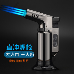 Windproof Lighter, Special Igniter for Cigars, Moxibustion Spray Gun, Welding Gun, Direct High Temperature Baking, Outdoor Barbecue