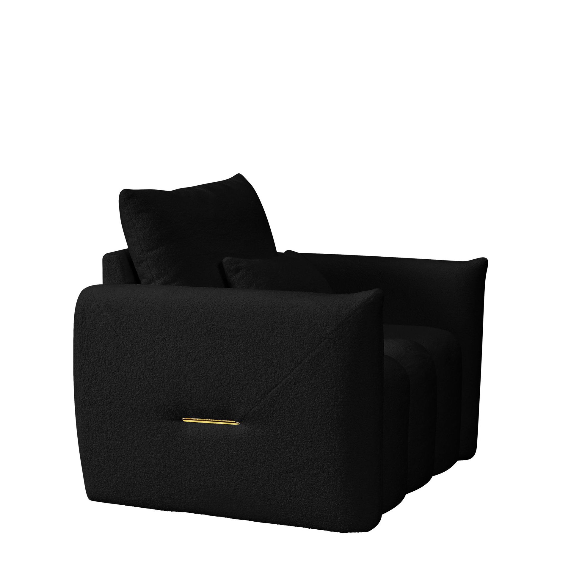 Sofá de tela de estilo italiano, sala de estar, apartamento pequeño, sofá recto de terciopelo para bebés, casa de alquiler, sofá de cuero con patas de gato image 1
